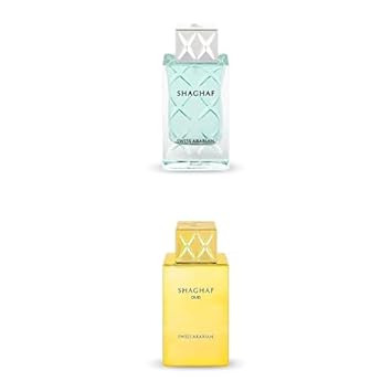 Swiss Arabian Shaghaf Man And Shaghaf Oud Duo - Luxury Products From Dubai - Long Lasting And Addictive Personal Edp Spray Fragrance - Seductive Signature Aroma - Luxurious Scent Of Arabia - 2 Pc : Beauty & Personal Care