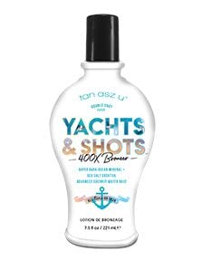 Yachts & Shots 400X Double Shot Bronzer Super Dark Ocean Mineral & Sea Salt Cocktail 7.5Oz : Beauty & Personal Care