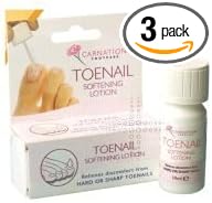 Three Packs Of Carnation Toenail Softening Solution 14Ml By Carnation