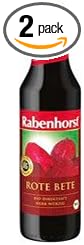 (2 Pack) - Rabenhorst - Org Beetroot Juice | 750Ml | 2 Pack Bundle