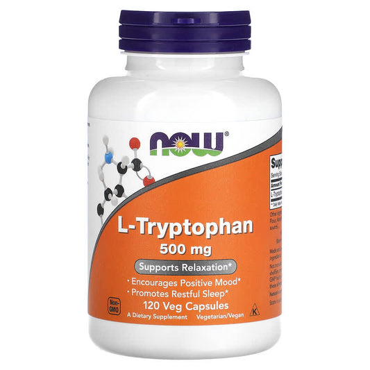 Now Foods, L-Tryptophan, 500 Mg