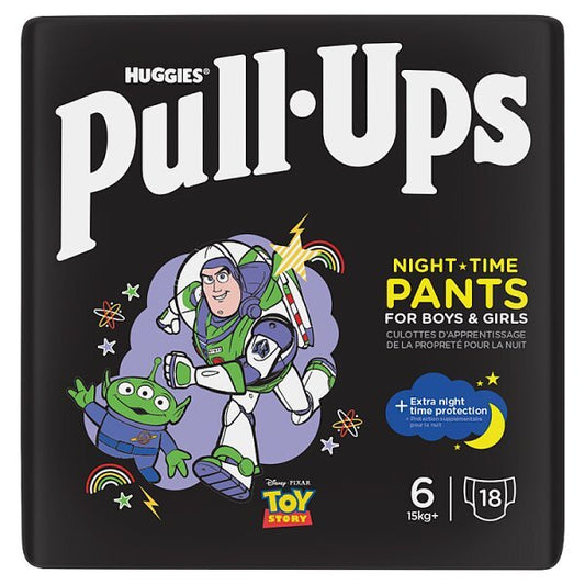 HuggiesĀ® Pull-UpsĀ® Trainers Night Boy 2-4 Years 18 Pants