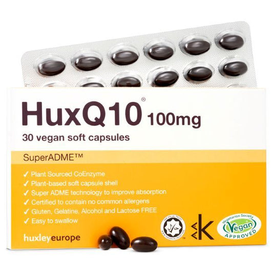Huxley Europe Huxq10 100Mg Coenzyme Q10 - 30 Vegan Soft Caps