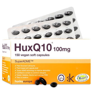 Huxley Europe Huxq10 100Mg Coenzyme Q10 - 150 Vegan Soft Caps