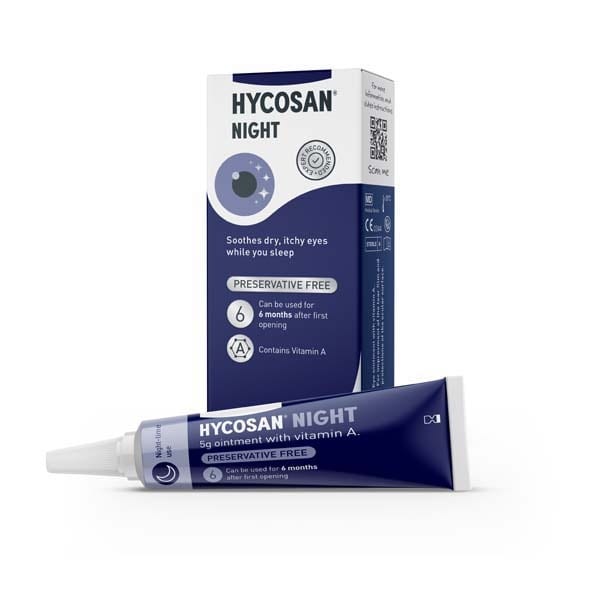 Hycosan Night Eye Ointment - 5G Preservative Free