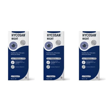 Hycosan Night Eye Ointment 5G Bundle X 3