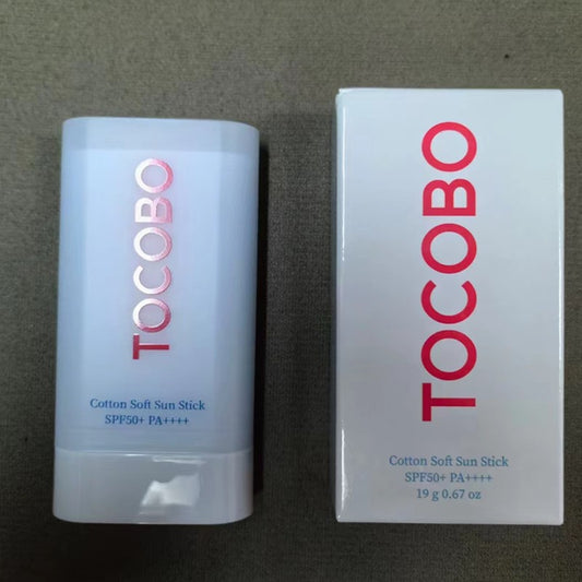 Tocobo Cotton Soft Sun Stick Spf50+ Pa++++ – Matte Finish Vegan Sunscreen Stick For Sensitive & Oily Skin, Portable On-The-Go Uv Protection(19G)