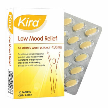 Kira Low Mood Relief – St John’S Wort Extract 30 Tablets | Soutien Naturel Humeur & Bien-Être