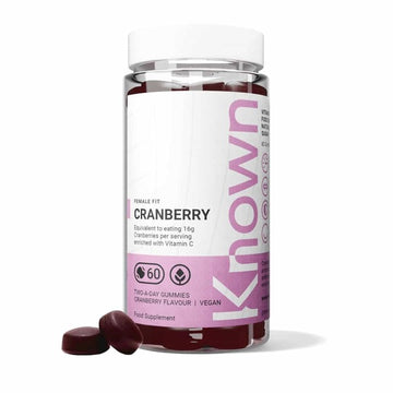 Known Nutrition Cranberry Vegan Gummy Supplement X 60