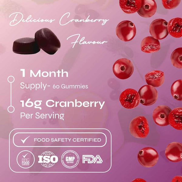 Known Nutrition Cranberry Vegan Gummy Supplement X 60
