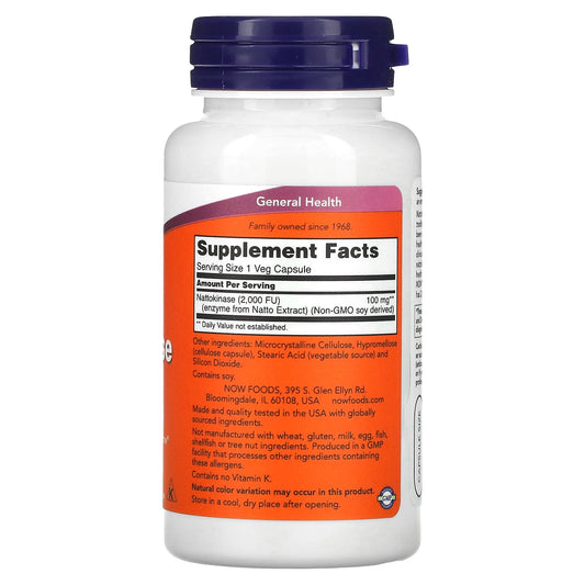 Nattokinase 100 Mg 120 Vegicaps