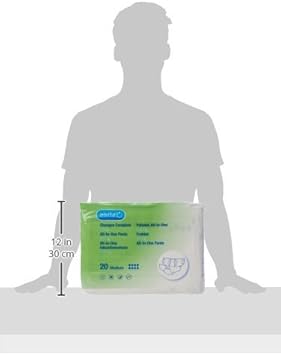 Alvita Incontinence All In One Maxi Night Pant, Medium, 24 Pants