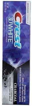 Crest 3D White Toothpaste Charcoal 4.1 Ounce (116G)