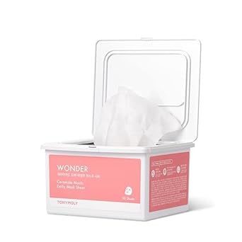 Tonymoly Wonder Ceramide Mochi Collection Daily Face Mask Sheet, Valentines Gifts, Hypoallergenic, Alcohol Free Korean Skincare Face Mask, 30 Sheets