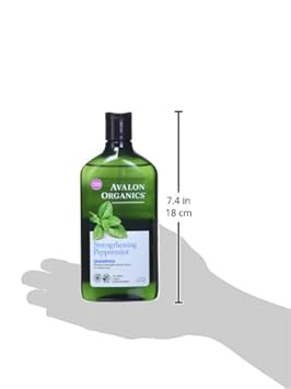 Avalon Organics Shampoo, Strengthening Peppermint, 11 Oz : Beauty & Personal Care