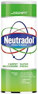 Neutradol Carpet Deodoriser 2 Pack Super Fresh And Fresh Pink Cleaning Product