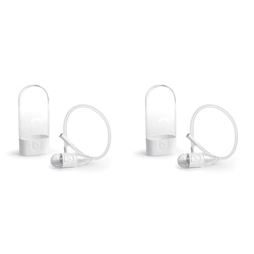 Munchkin® Clear Nose Baby Nasal Aspirator, White, 5 Piece Set (Pack of 2)