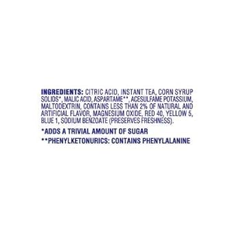 Crystal Light Tea Sticks, Peach, 16 Count/32 Quarts