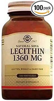 Solgar - Lecithin 1360 mg. - 100 Softgels