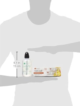 Himalayan Neti Flo Nasal Wash Bottle With 30 Sachets, 10 Ounce : Health & Household