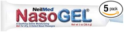 NeilMed NasoGel Saline Nose Gel-1oz (Pack of 5) : Health & Household