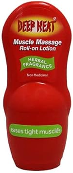 2 x Deep Heat Muscle Massage Roll-on Lotion (Herbal Fragrance) : Amazon.co.uk: Health & Personal Care