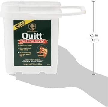 Farnam Quitt Wood Chewing Supplement, 3.75 lb : Horse Nutritional Supplements And Remedies : Pet Supplies
