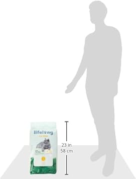 Amazon Brand - Lifelong Clumping Corn Cat Litter, Unscented, 10 L (Pack of 1) :Pet Supplies