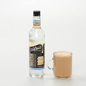 Davinci Gourmet Sugar-Free White Chocolate Syrup, 25.4 Fluid Ounce (Pack Of 4)