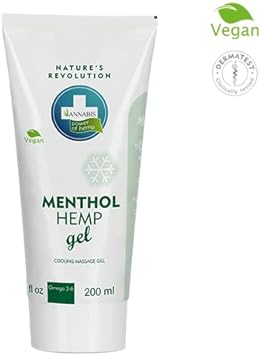Annabis Natural Vegan Joint & Muscle Menthol Gel With Organic Hemp