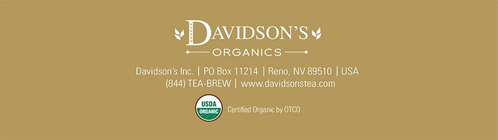Davidson'S Organics, Tulsi Chamomile Flower, 100-Count Individually Wrapped Tea Bags