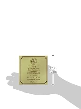 Taylor Of Old Bond Street Sandalwood Shaving Soap In A Wooden Bowl, 3.5 Oz. : Beauty & Personal Care