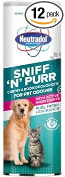 Neutradol Sniff 'N' Purr Carpet & Room Deodorizer 525G - Case Of 12