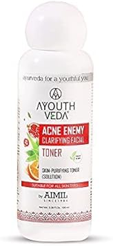 Avoka Naturals Ayouthveda Acne Enemy Clarifying Facial Toner -100Ml