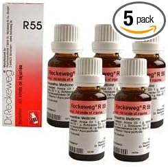 5 X Dr.Reckeweg-Germany R55- Injuries, Healing Drops