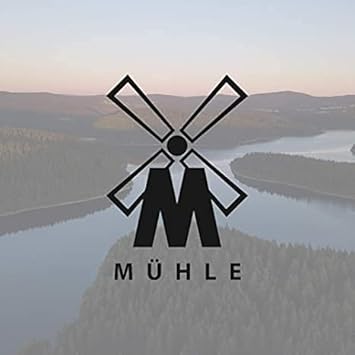 Mühle Vivo Brown Horn Pure Badger Shaving Brush - Luxury Shave Brush For Men, Rich Lather