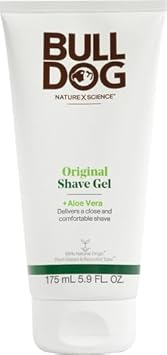 Bulldog Mens Skincare And Grooming Original Shave Gel, 5.9 Ounce