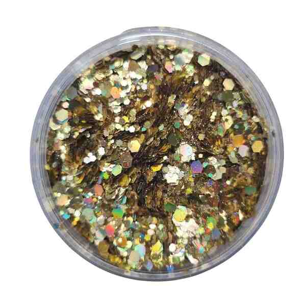 Luvyah Cosmetics Gold Diva Festival Body Glitter Face 10G