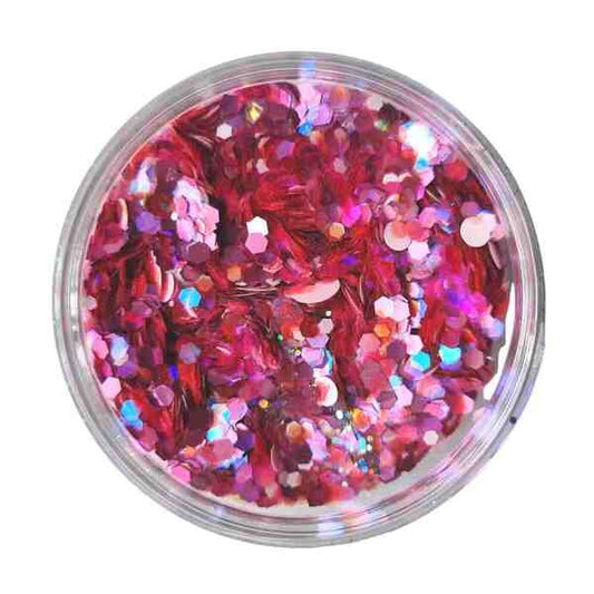 Luvyah Cosmetics Candy Pink Festival Body Glitter Face 6G