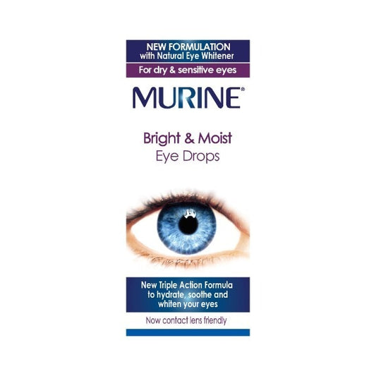 Murine Bright & Moist Eye Drops 15Ml
