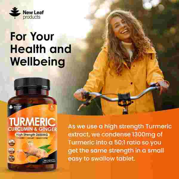 Turmeric Tablets 95% Curcumin (6 Months Supply)
