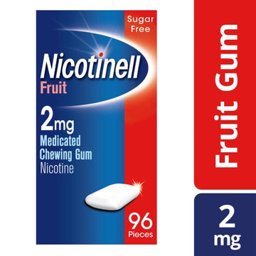 Nicotinell Fruit 2Mg Medicated Chewing Gum 96 Pieces