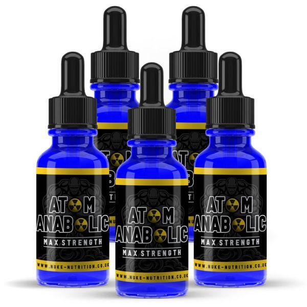 Nuke Nutrition Atom Anabolic Liquid Testosteron Booster-X5