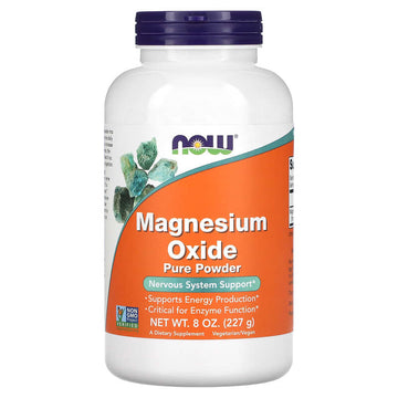 NOW Foods, Magnesium Oxide Pure Powder, (227 g)