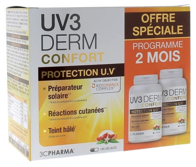 3C Pharma Uv3 Derm Confort 120 Capsules