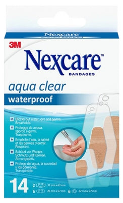 3M Nexcare Aqua Clear Waterproof 14 Dressings