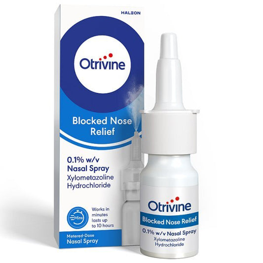 Otrivine Blocked Nose Relief Nasal Spray 0.1% 10Ml