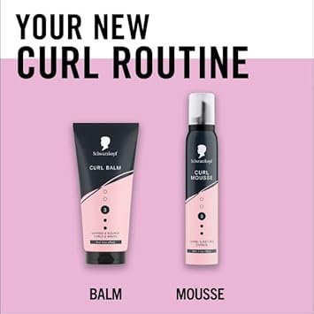 Schwarzkopf Mousse Curl 200 ml, Hold Level 3, Mousse for Curly Girl Method, Long Lasting Curls, Anti-Frizz Effect, Vegan Formula* : Amazon.co.uk: Beauty