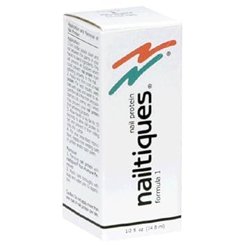 Nailtiques Nail Protein, Formula 1, 0.5 Fl Oz (14.8 Ml) : Nail Strengthening Products : Beauty & Personal Care