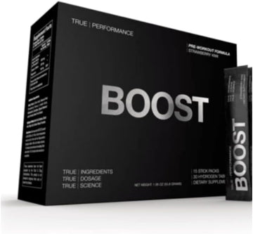 Pre Workout Mix & Nitric Oxide Booster, Boost - Intense Performance, E